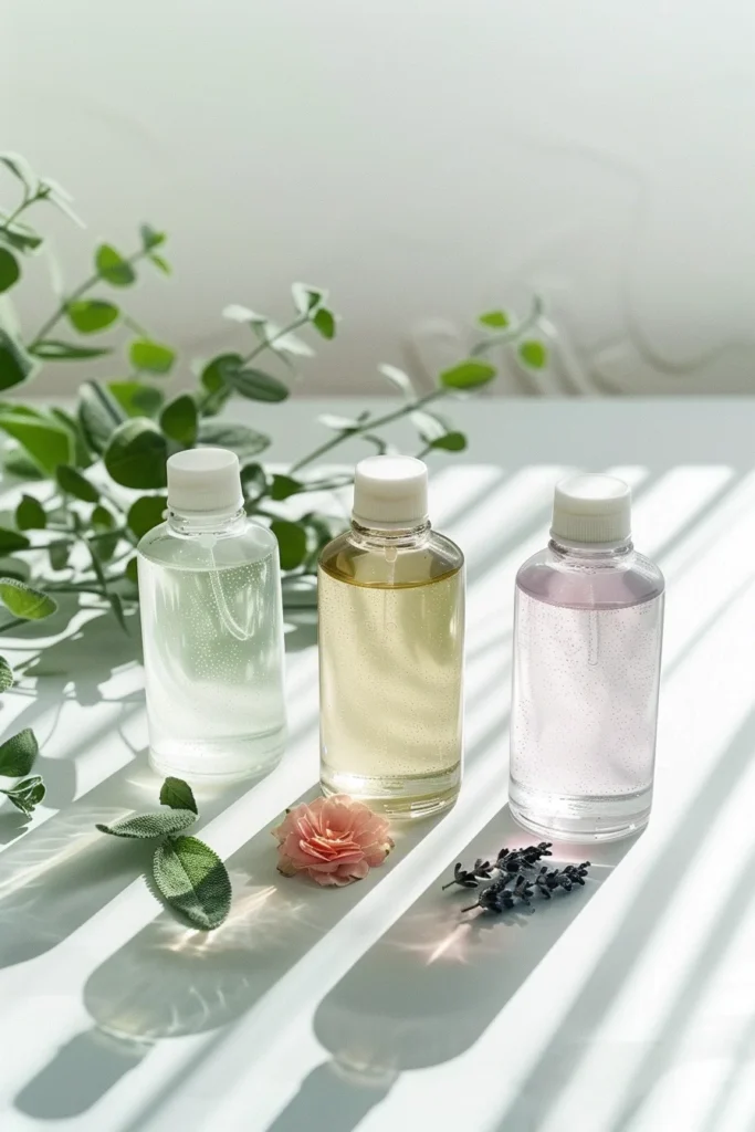différents types d'eaux florales