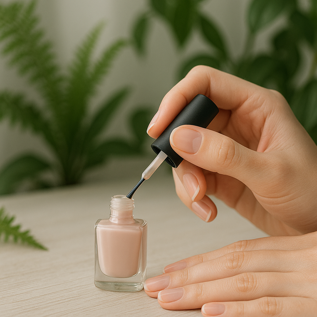 image 2 application vernis naturels semi permanents sans tpo