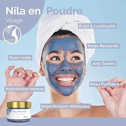 Poudre De Nila Univers Privilège - Poudre Hydratante Bleue Pour Le Corps - Anti-vergetures