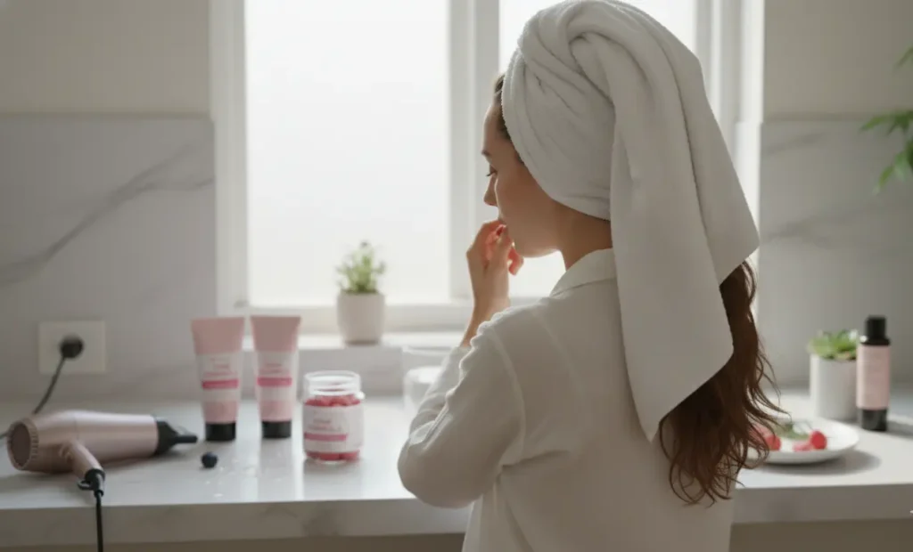 preparation des cheveux pour les gummies hairlust