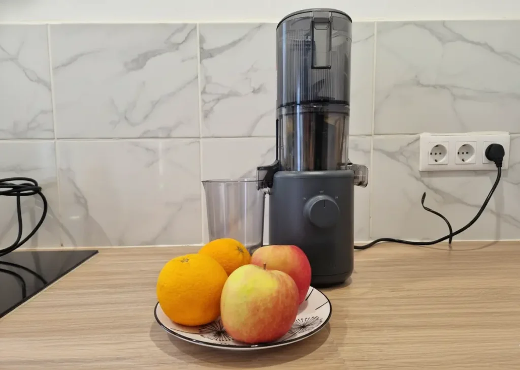 extracteur de jus et ingrédients
