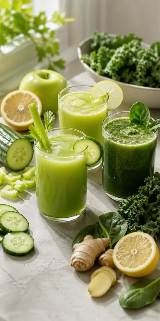 jus vert ingrédients